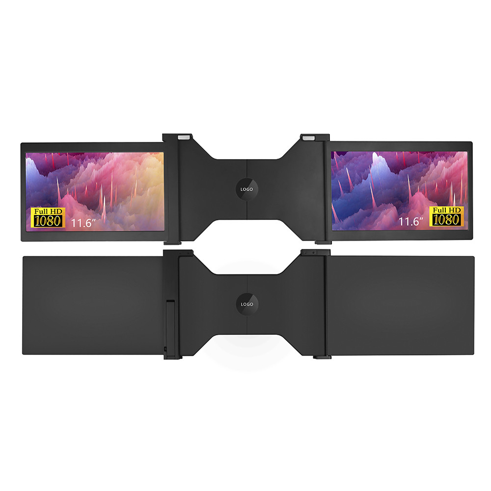Black OEM IPS LCD display USB 13.3inch HDR10 Dual Gaming Monitor