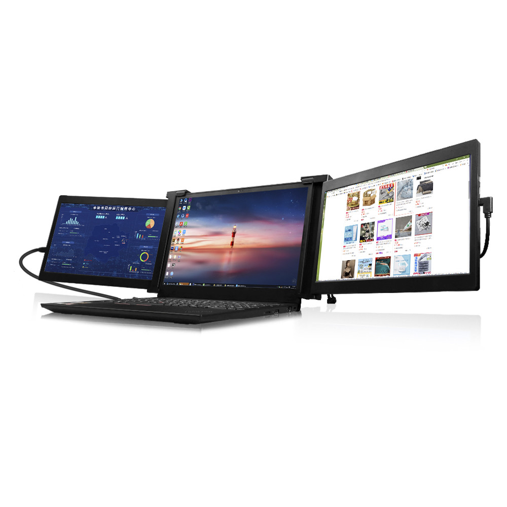 11.6 Inch USB type C HDMI IPS Triple Laptop Portable Monitor